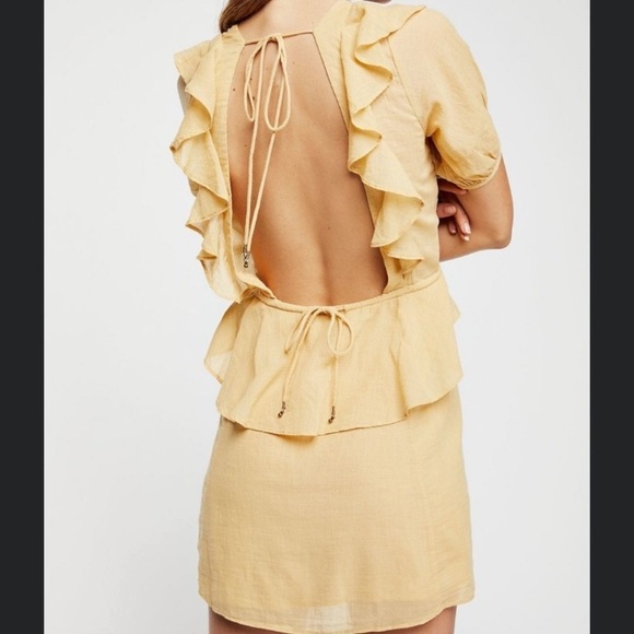 Brand New Free People Ruffle Dress - Picture 2 of 7